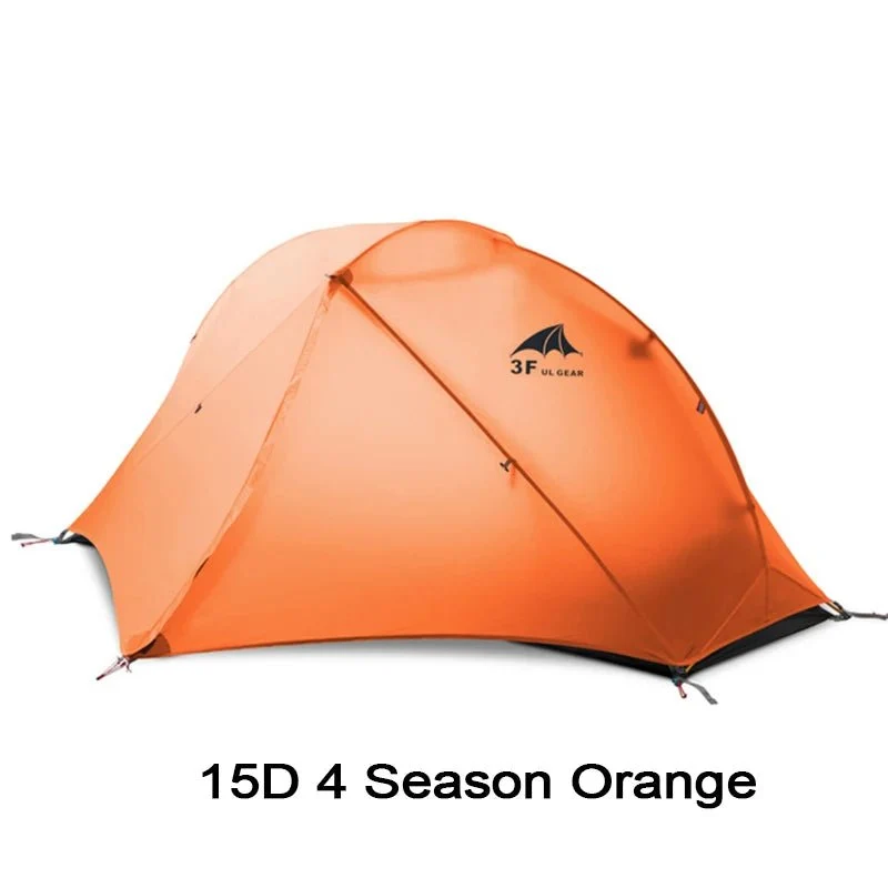Tente de bivouac / camping double-parois autoportante en nylon ultraléger 15D enduit de silicone "3F UL Gear - Floating Cloud"