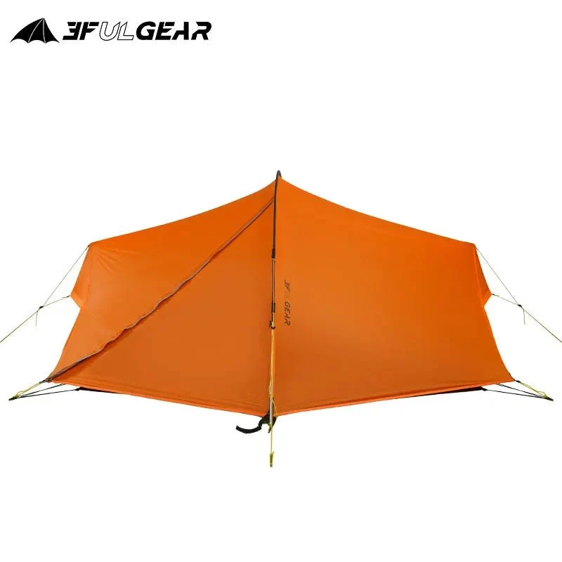Tente hybride double-parois pour le bivouac / camping avec large espace intérieur 1,9kg "3F UL GEAR - SHELL 2"