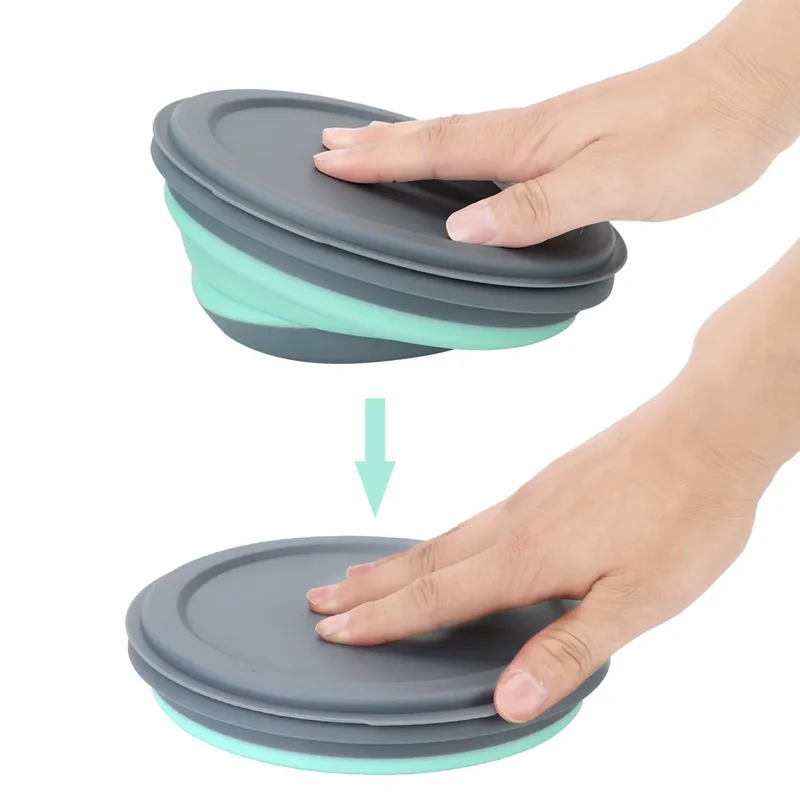 Ensemble de 3 bols pliables en silicone pour boîte à lunch "CLS Outdoor - Folding Bowl"