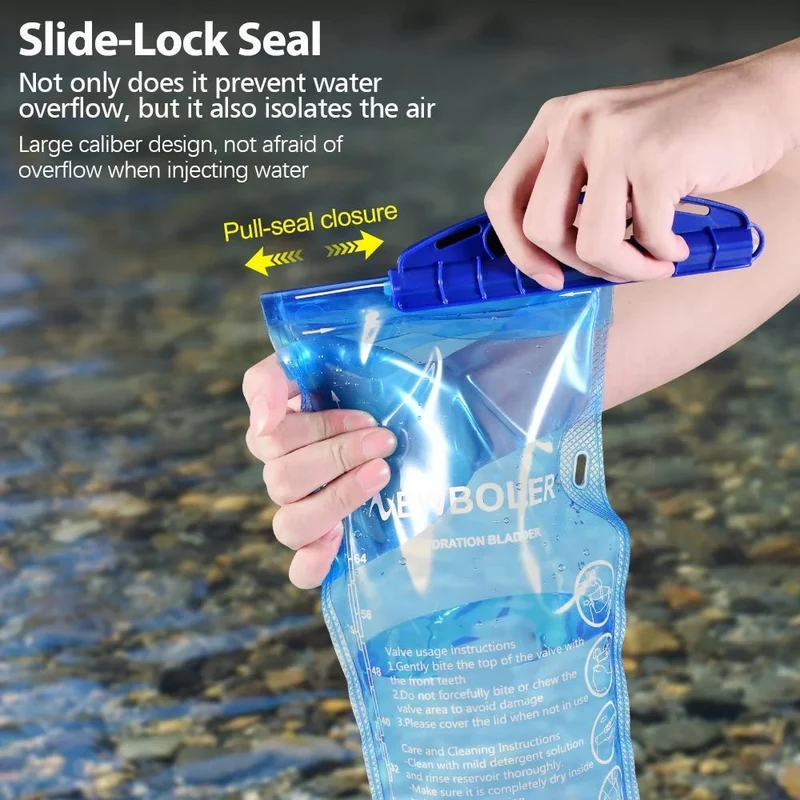 Poche à eau / poche d'hydratation sans PVC ni BPA "NEWBOLER - BOT000 series"