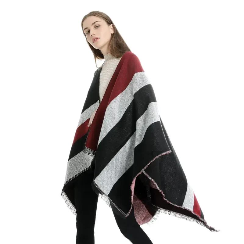 Poncho Pour Femme Hiver Chaud