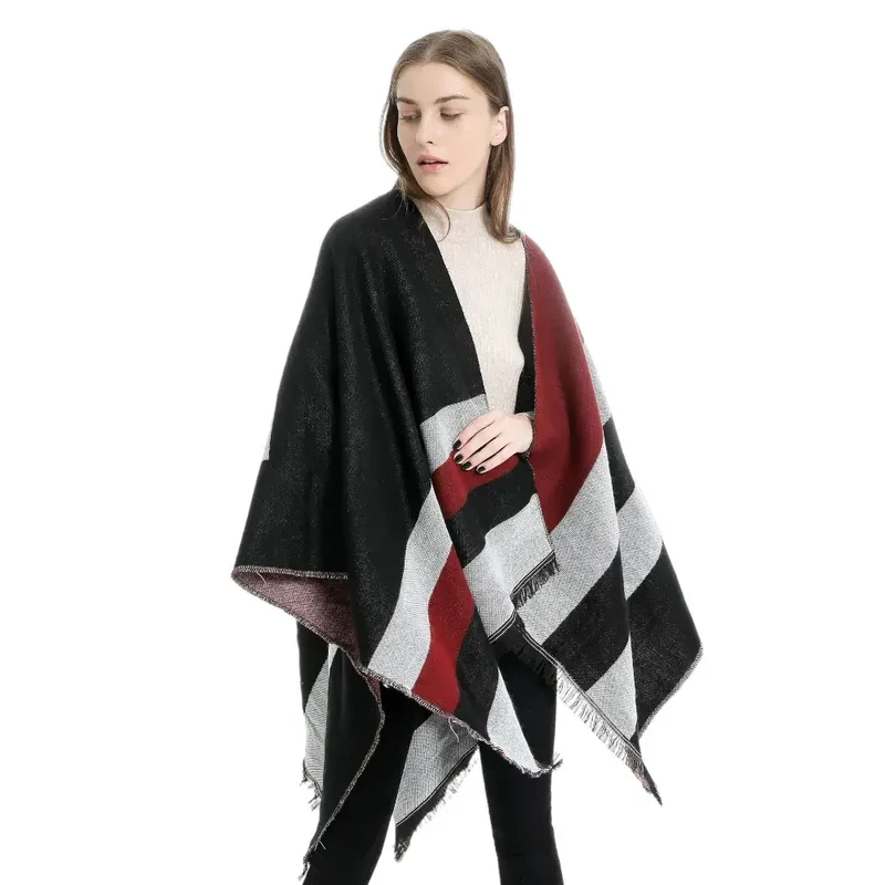 Poncho Pour Femme Hiver Chaud