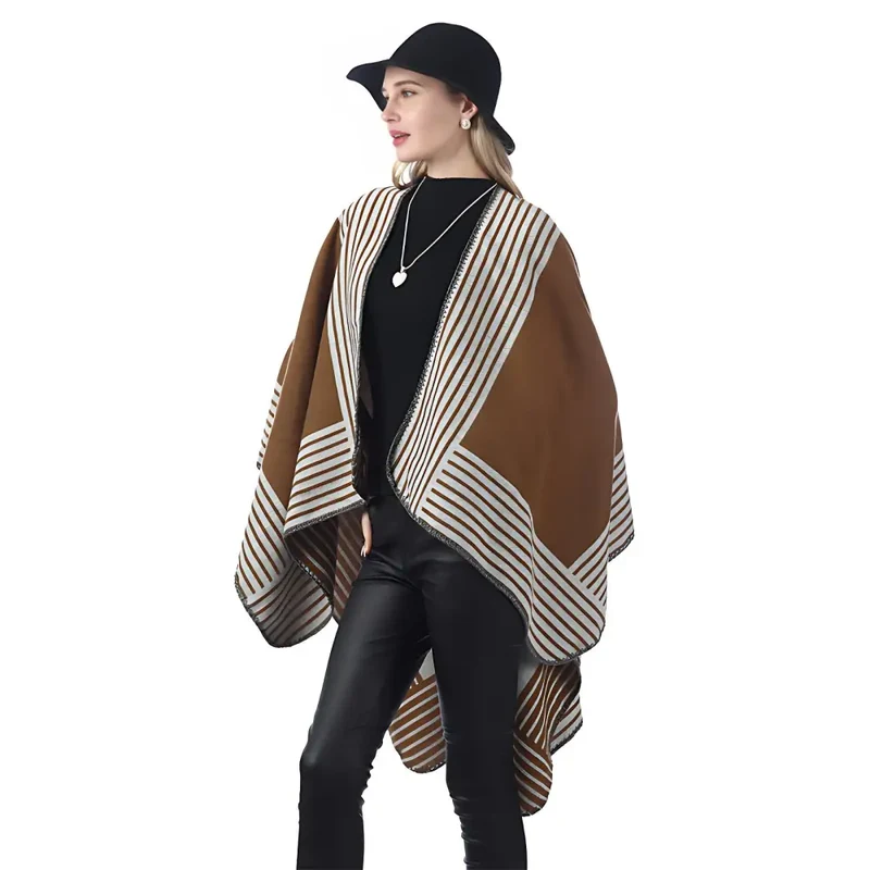 Pull Poncho Pour Femme