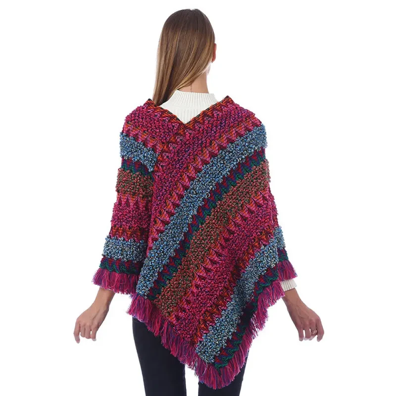 Poncho Style Hiver Femme