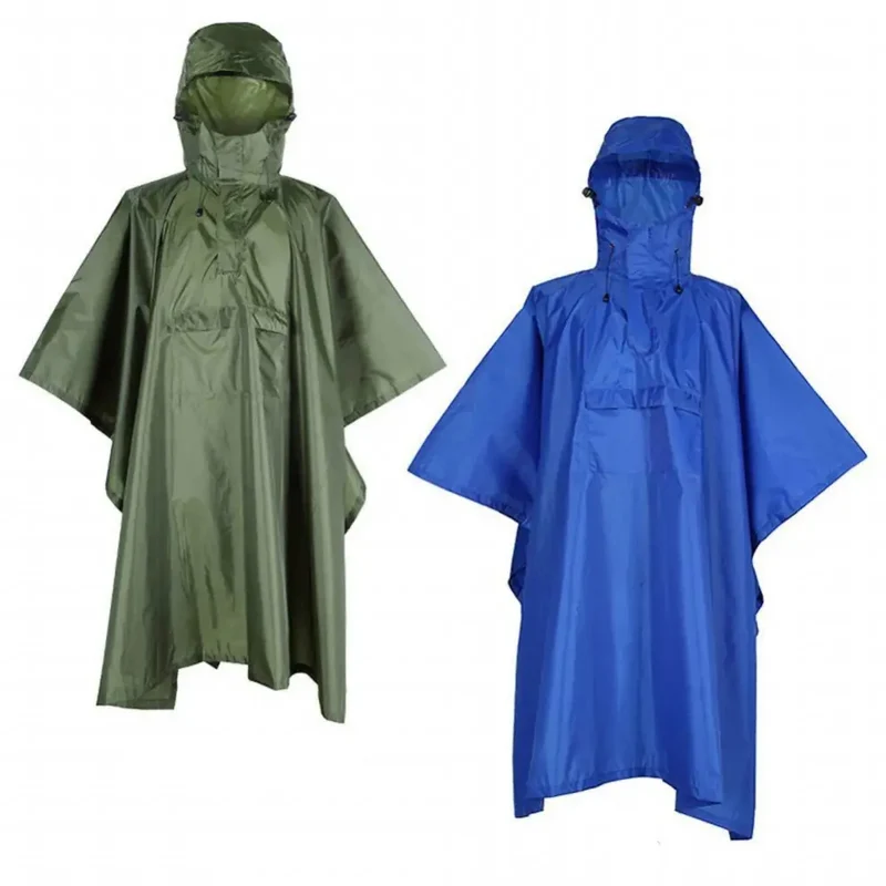 Poncho avec manches de pluie homme