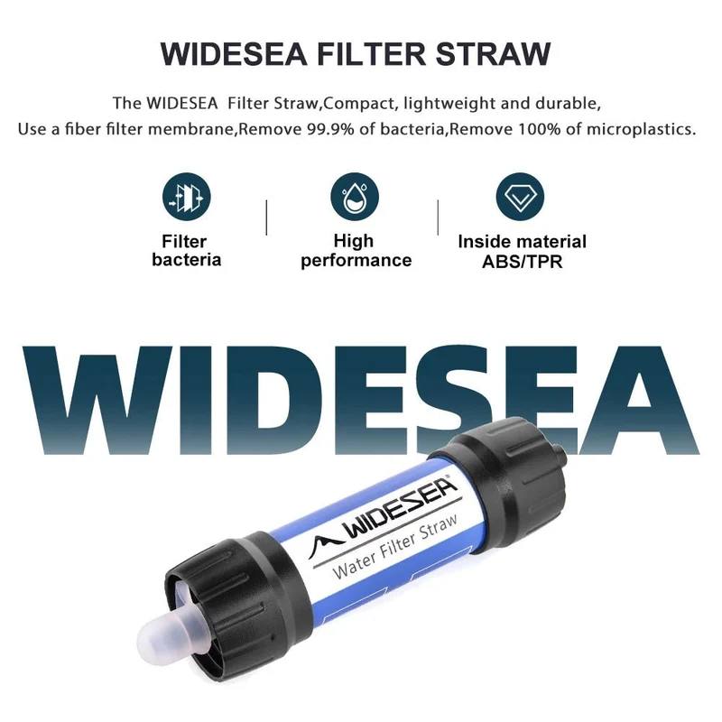 Purificateur d'eau portable 0,01 micron 34g "Widesea - WP-01B"