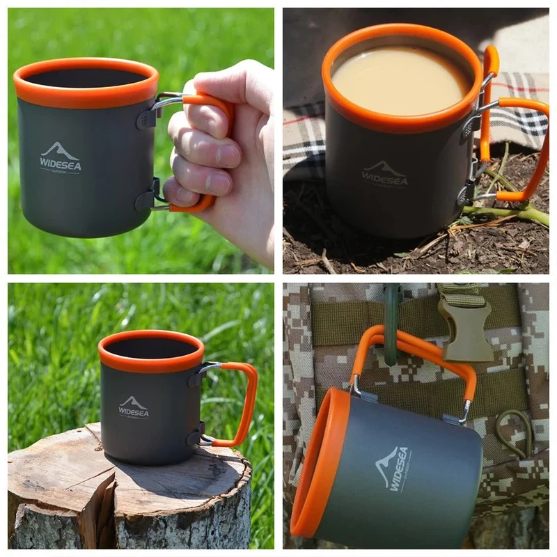 Tasse / mug en aluminium pour le camping & bivouac "Widesea - WSCC-002"