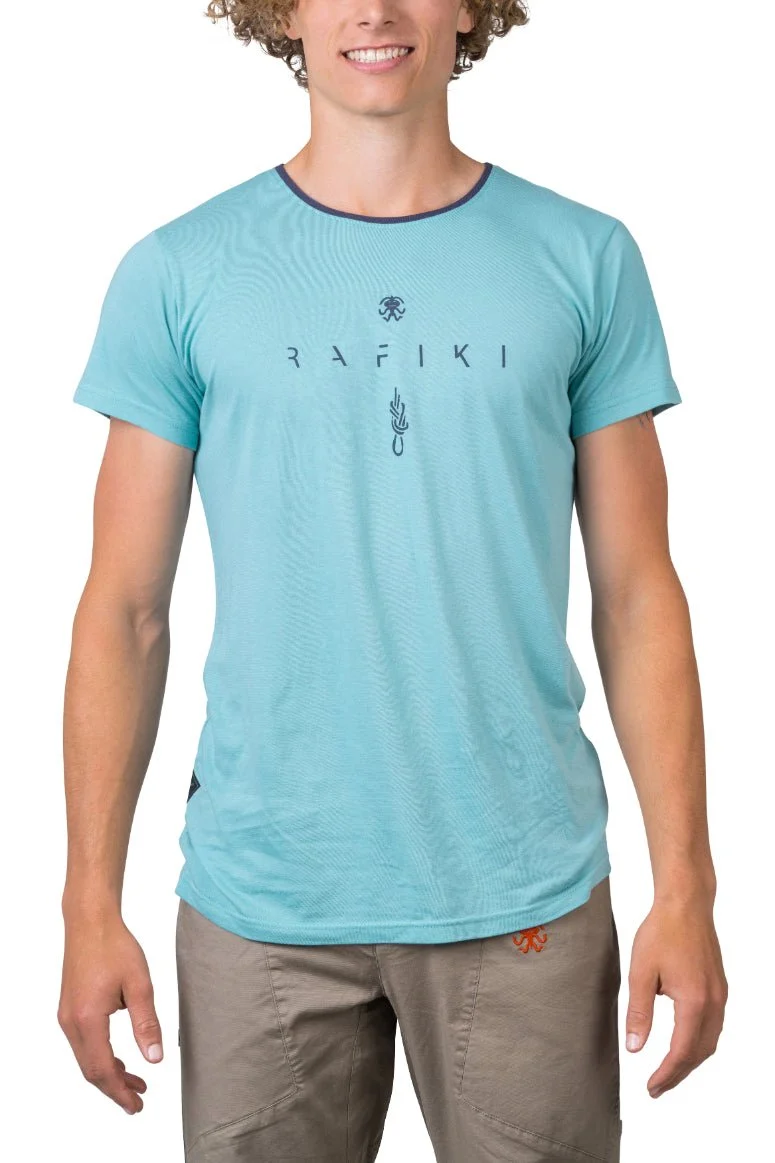 T-shirt de randonnée 50% Modal & 50% coton biologique pour homme "Rafiki − ZONE"