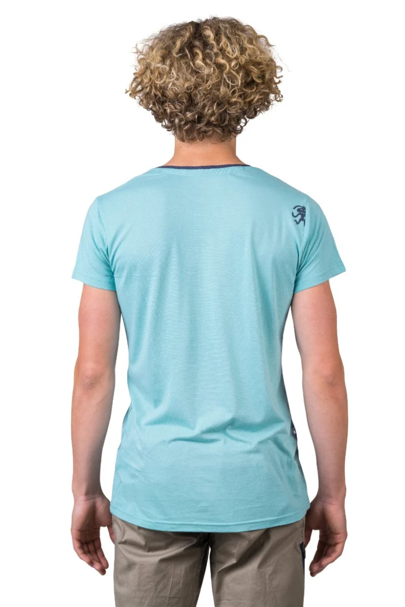 T-shirt de randonnée 50% Modal & 50% coton biologique pour homme "Rafiki − ZONE"