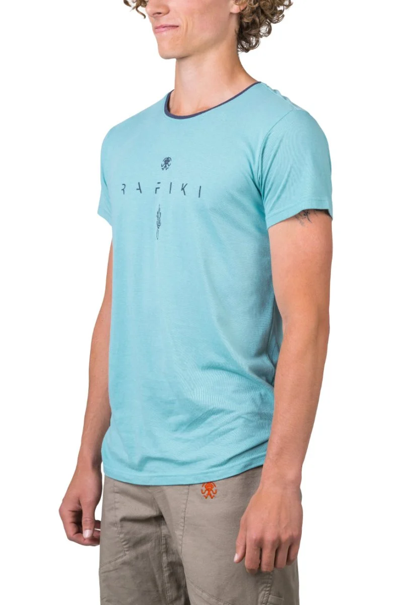 T-shirt de randonnée 50% Modal & 50% coton biologique pour homme "Rafiki − ZONE"