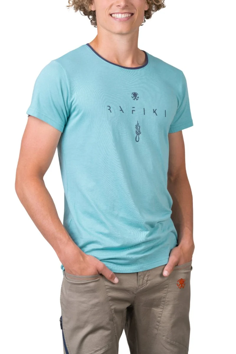 T-shirt de randonnée 50% Modal & 50% coton biologique pour homme "Rafiki − ZONE"