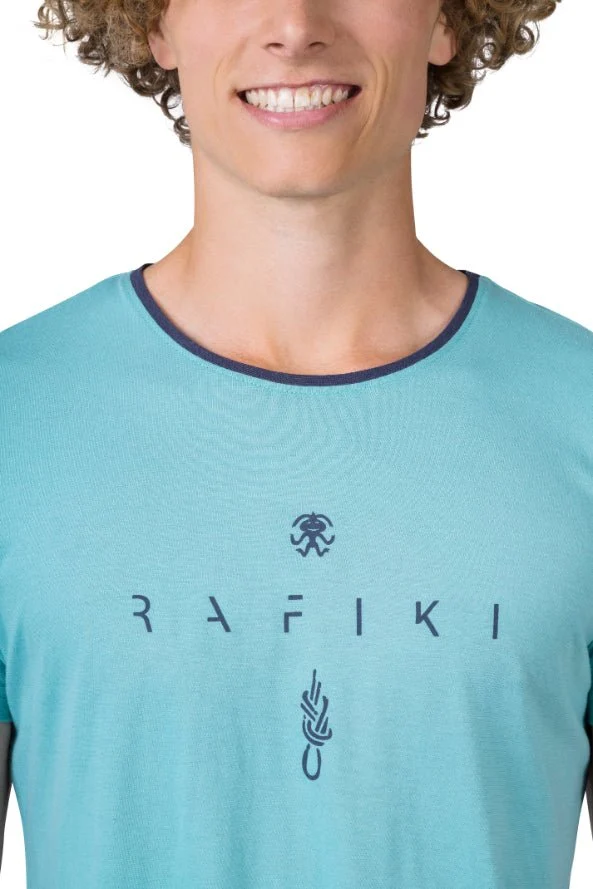 T-shirt de randonnée 50% Modal & 50% coton biologique pour homme "Rafiki − ZONE"