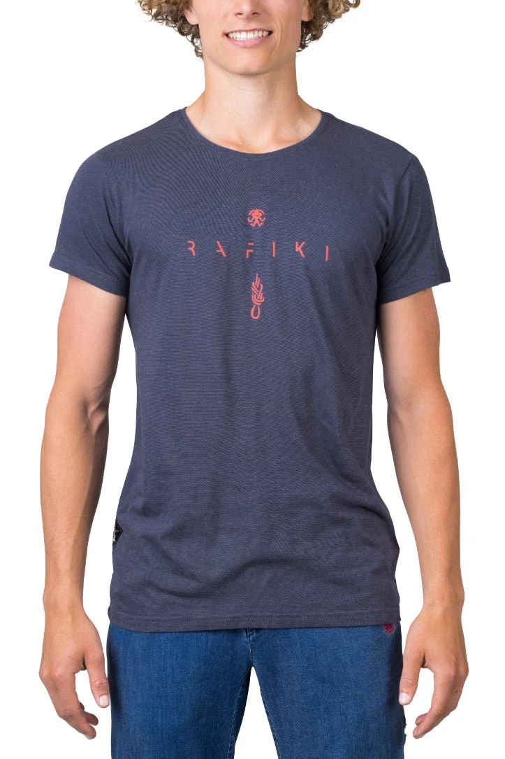 T-shirt de randonnée 50% Modal & 50% coton biologique pour homme "Rafiki − ZONE"