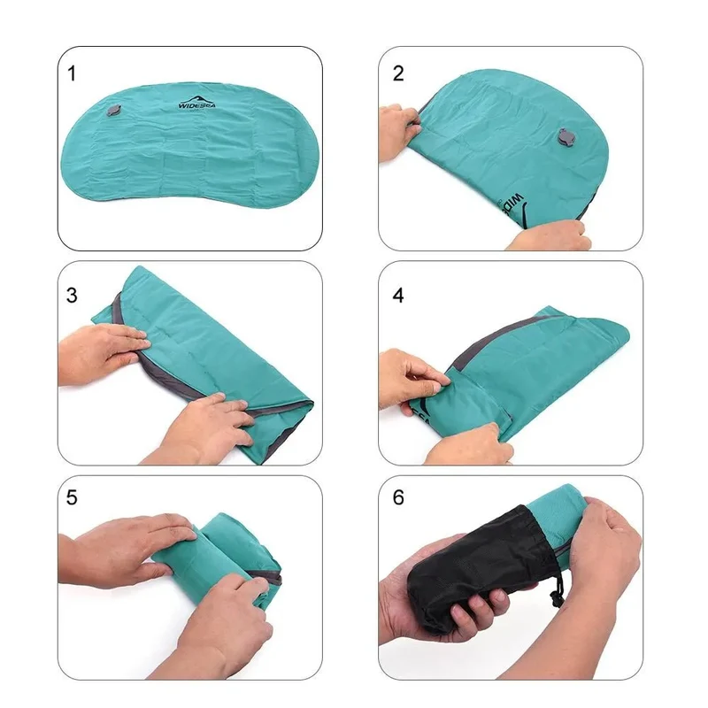 Oreiller gonflable ultraléger pour le camping et le bivouac "Widesea - WSCP-001"