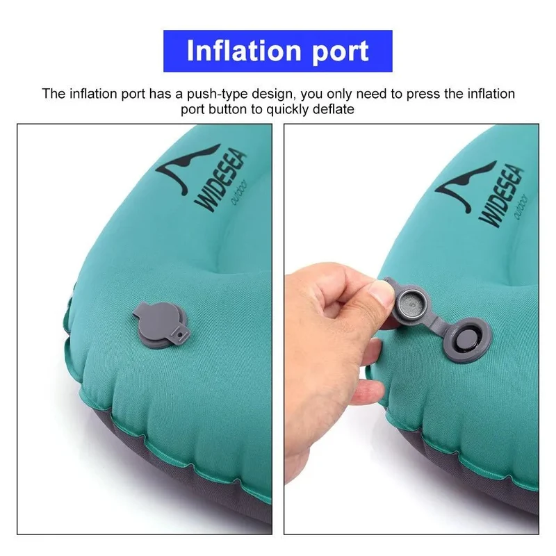 Oreiller gonflable ultraléger pour le camping et le bivouac "Widesea - WSCP-001"