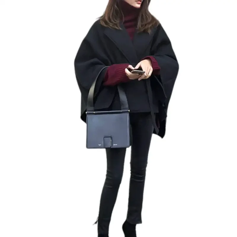 Poncho coton épais femme