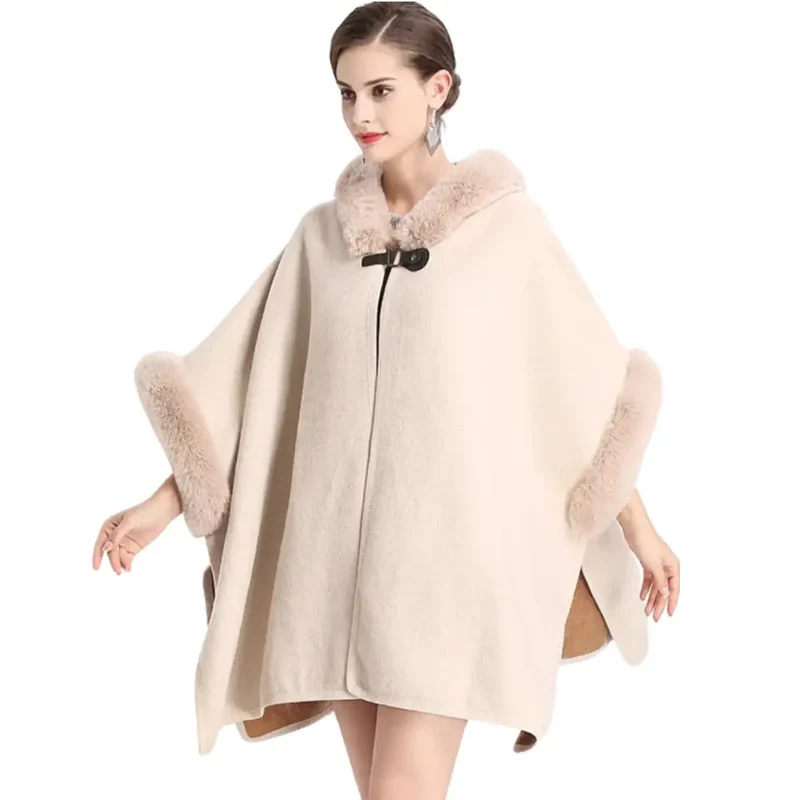 Manteau femme style poncho
