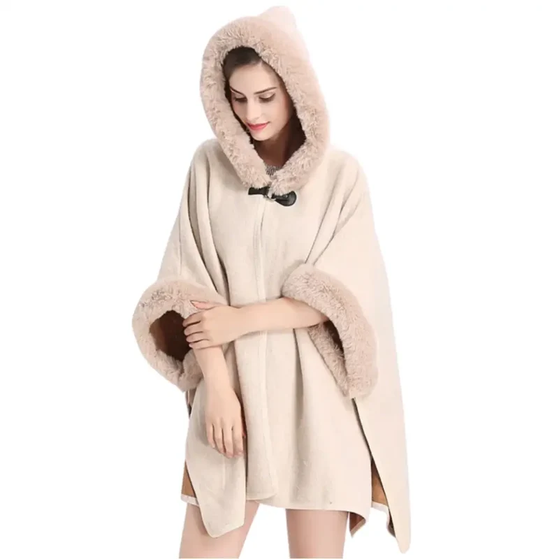 Manteau femme style poncho