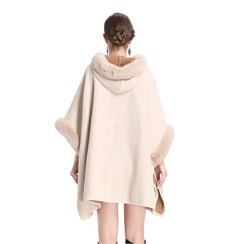 Manteau femme style poncho