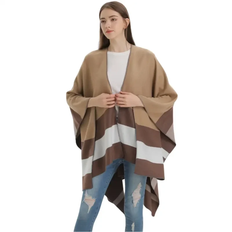 Poncho cape élégant pour femme