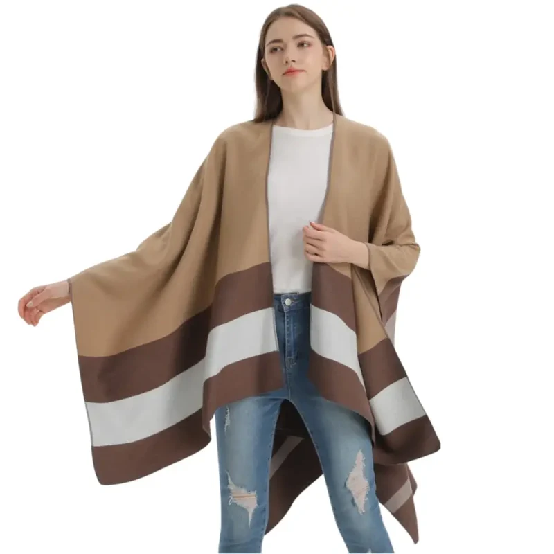 Poncho cape élégant pour femme