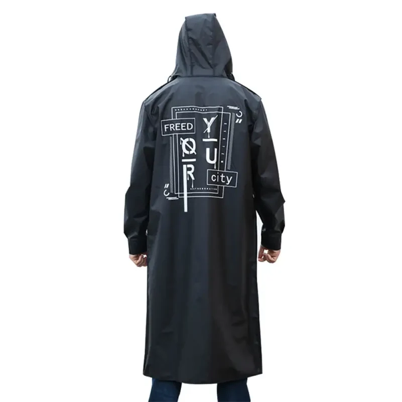 Poncho à capuche pour homme
