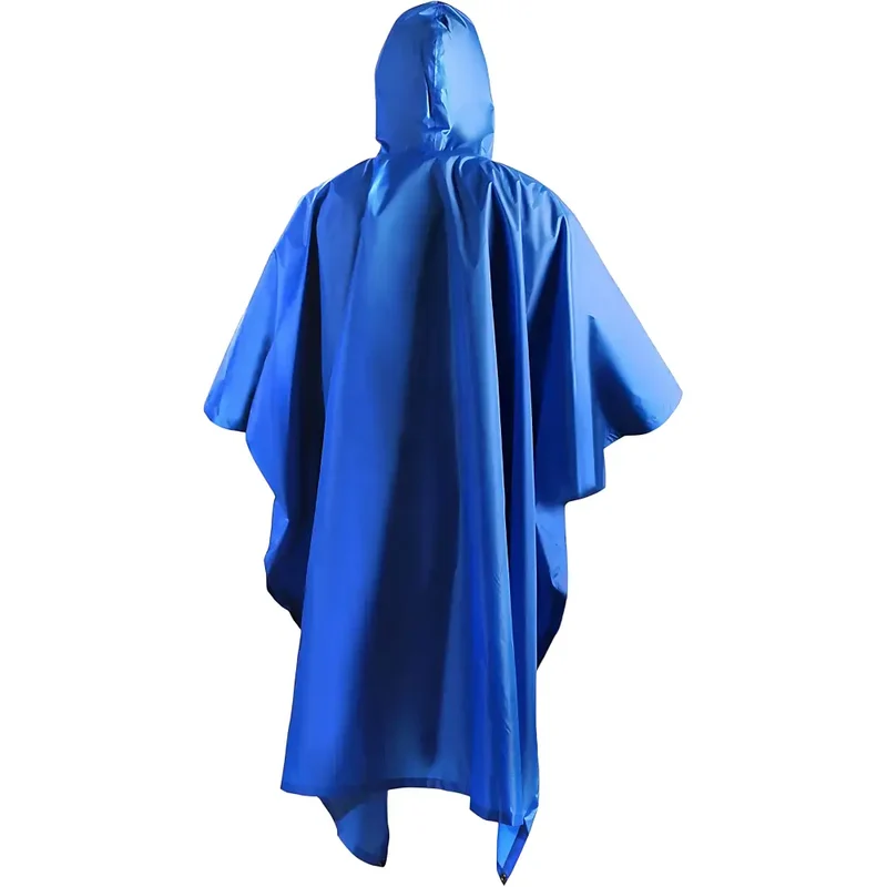 Poncho homme imperméable à capuche