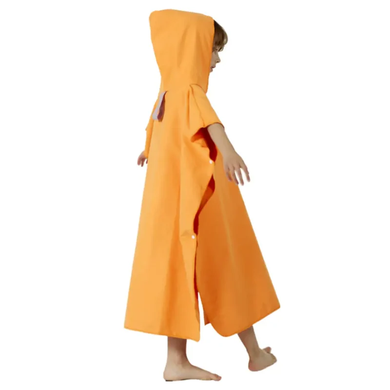 Poncho à capuche pour enfant
