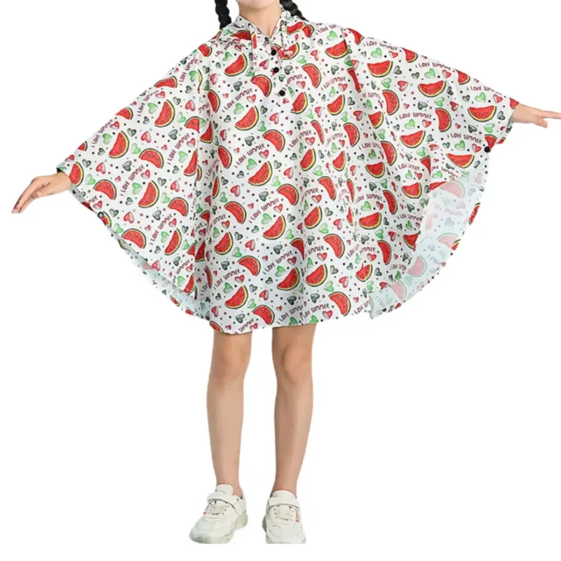 Poncho blanc pour enfant