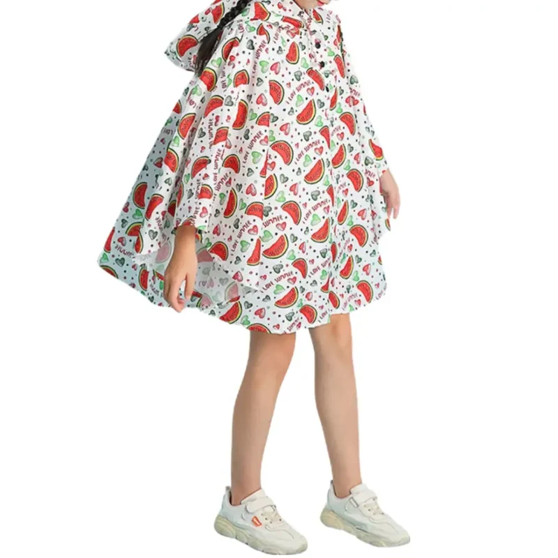 Poncho blanc pour enfant