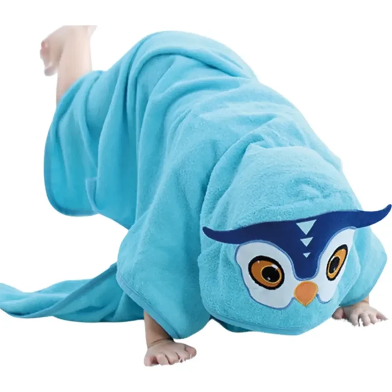 Poncho cape de bain enfant