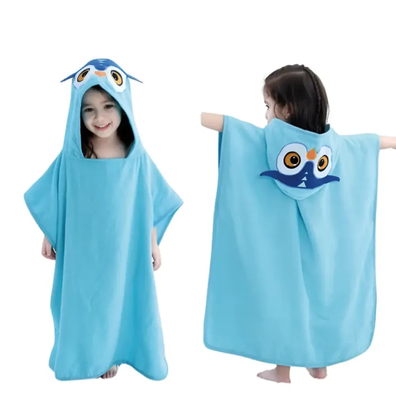 Poncho cape de bain enfant