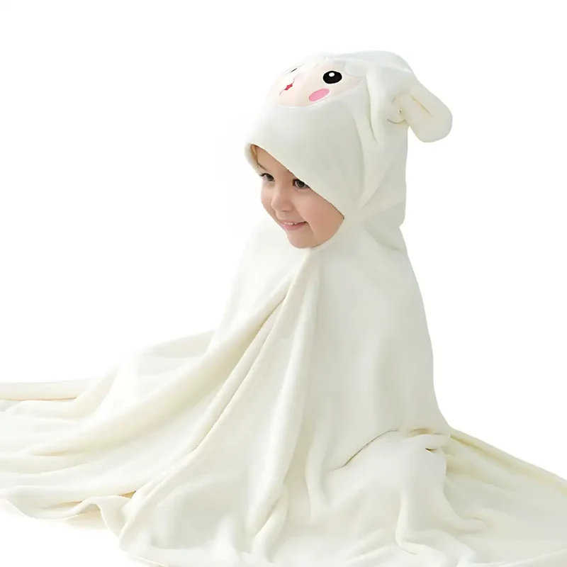 Poncho fille plage enfant