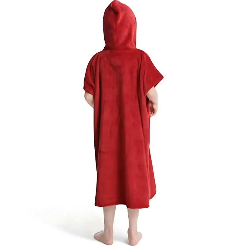 Poncho long plage enfant