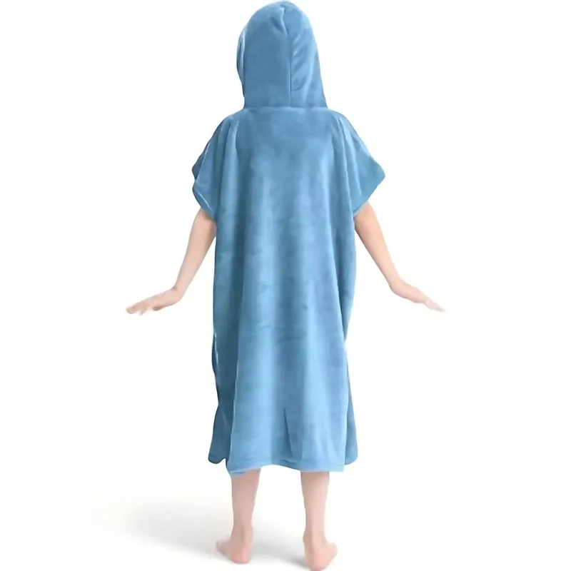 Poncho long plage enfant