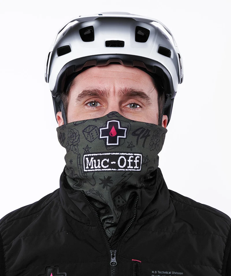 Lightweight Neck Gaiter - Green Punk