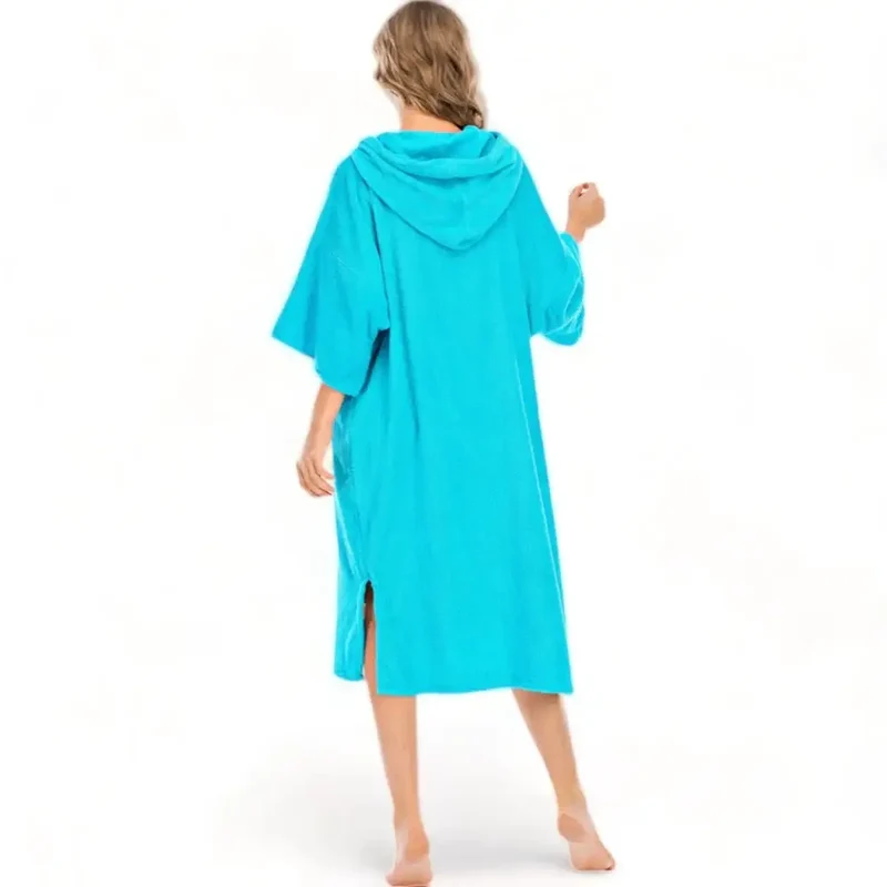 Poncho de surf couleur femme