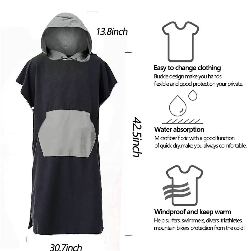 Poncho avec poche