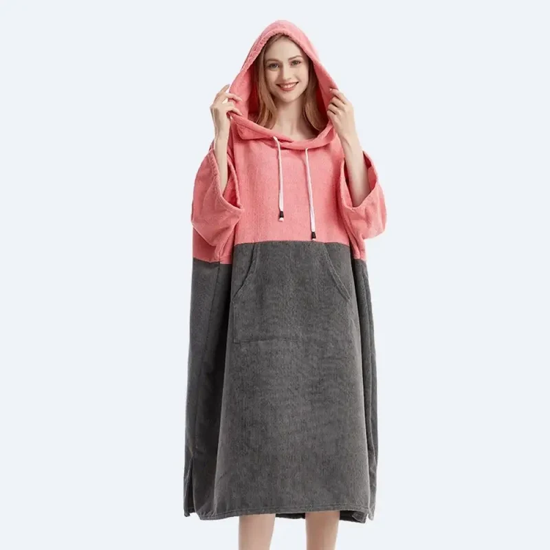 Patron poncho surf adulte