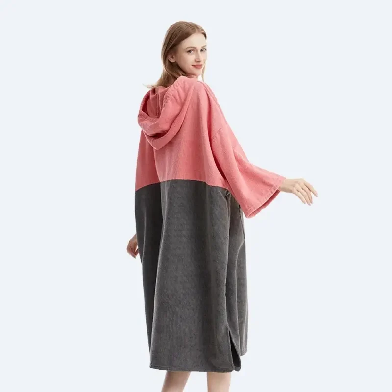 Patron poncho surf adulte