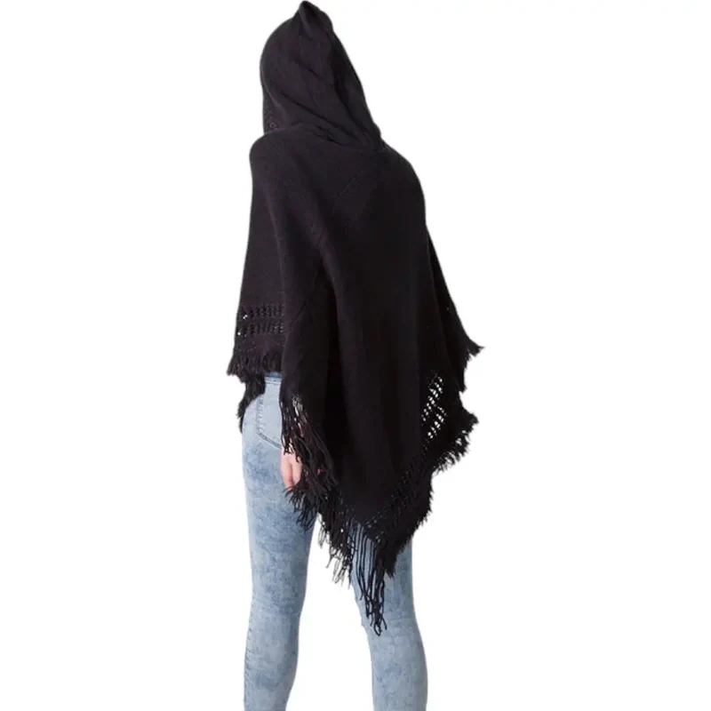 Poncho femme tres chaud