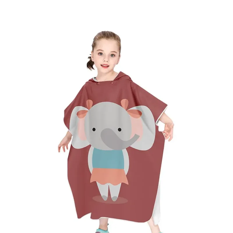 Poncho de plage enfant coton