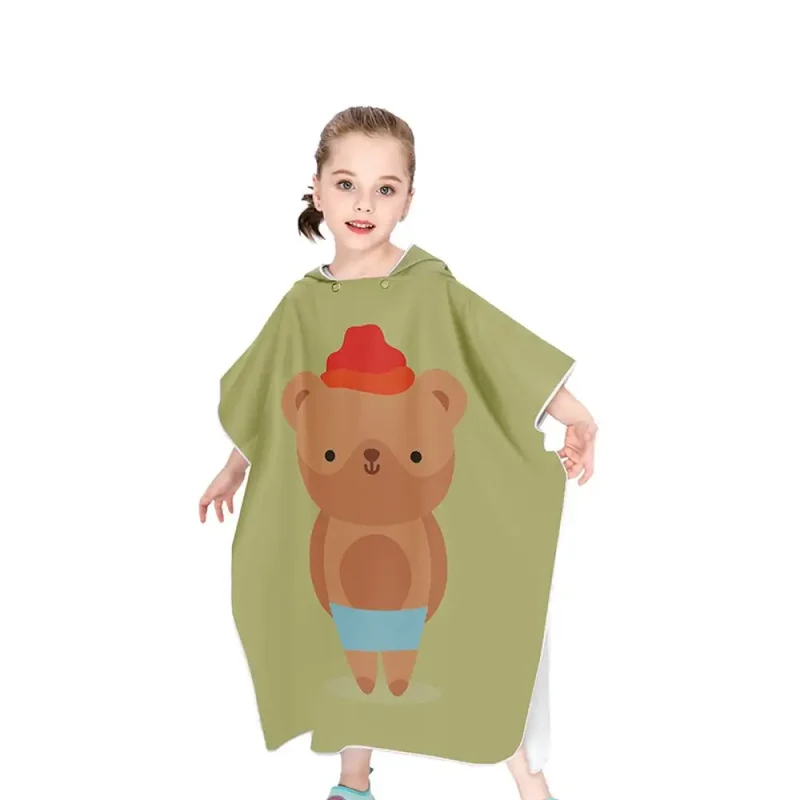 Poncho de plage enfant coton