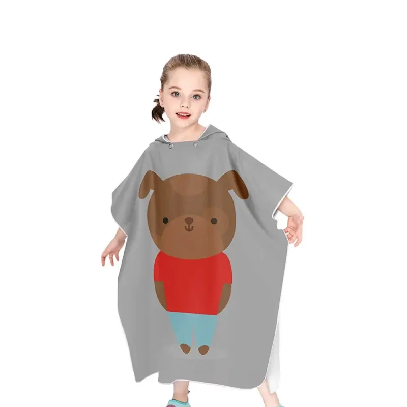 Poncho de plage enfant coton