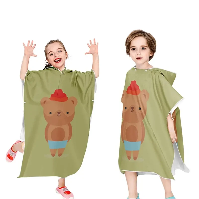 Poncho de plage enfant coton