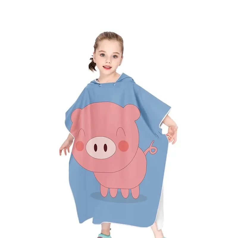 Poncho de plage enfant coton
