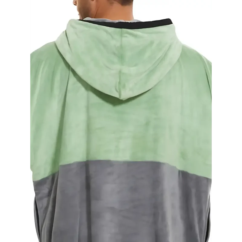 Poncho peignoir homme