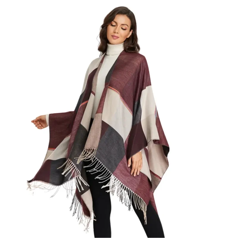 Capes ponchos châles femmes