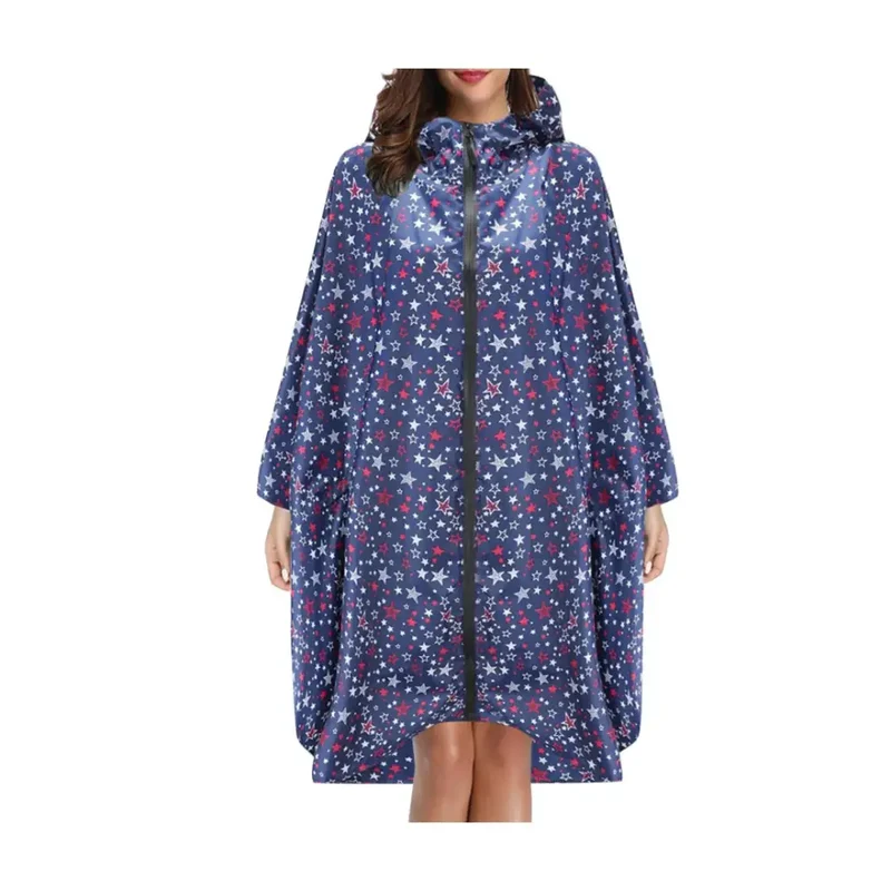 Poncho à capuche pour les femmes