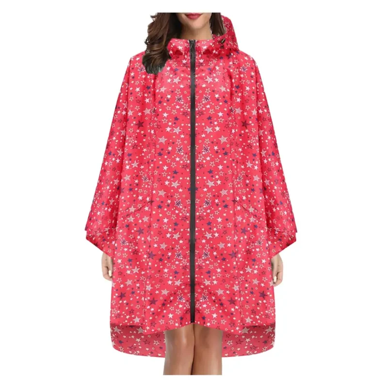 Poncho à capuche pour les femmes